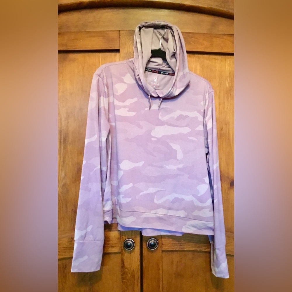 Spyder Lavender Camo Hoodie